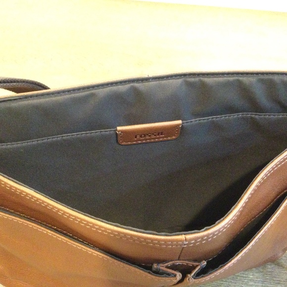 FOSSIL Buckner Bag - Brown - Genuine Leather - Picture 6 of 11